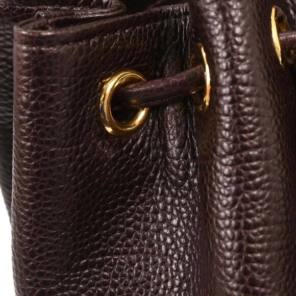 Yves Saint Laurent Brown Backpack 125381 - Picture 6 of 10